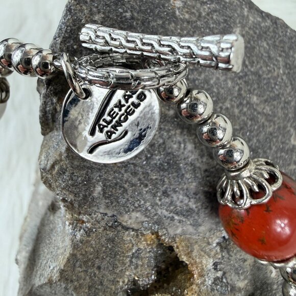 Alexa's Angels - Stretch Bead Multi-Gemstone Bracelet - Picture 3 of 7